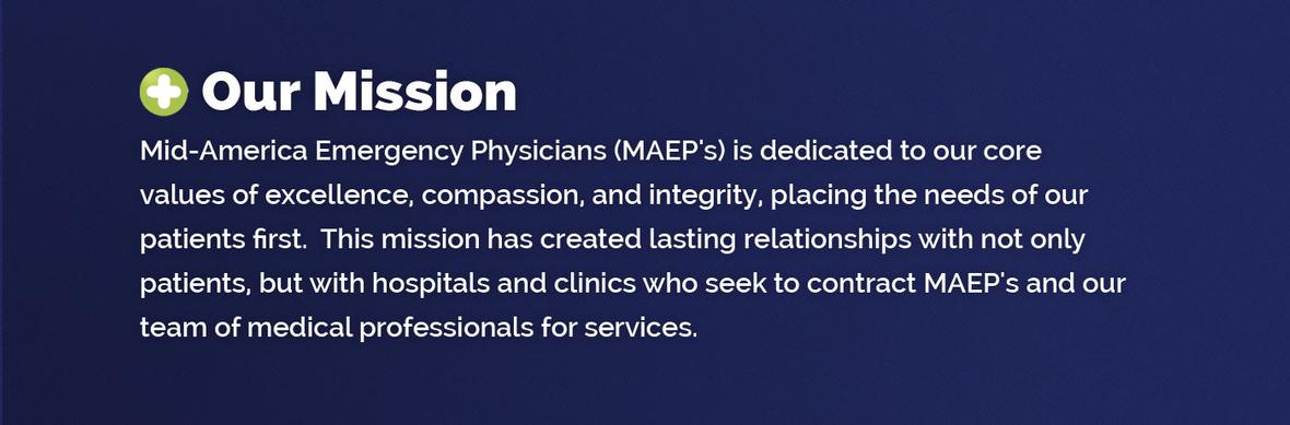 Banner graphic for the Where We Serve page for Mid America Emergency Physicians